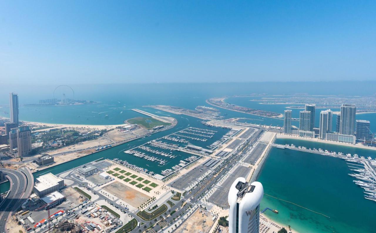 White Sage - Incredible Full Sea And Dubai Eye View In Marina Apartment Exterior foto