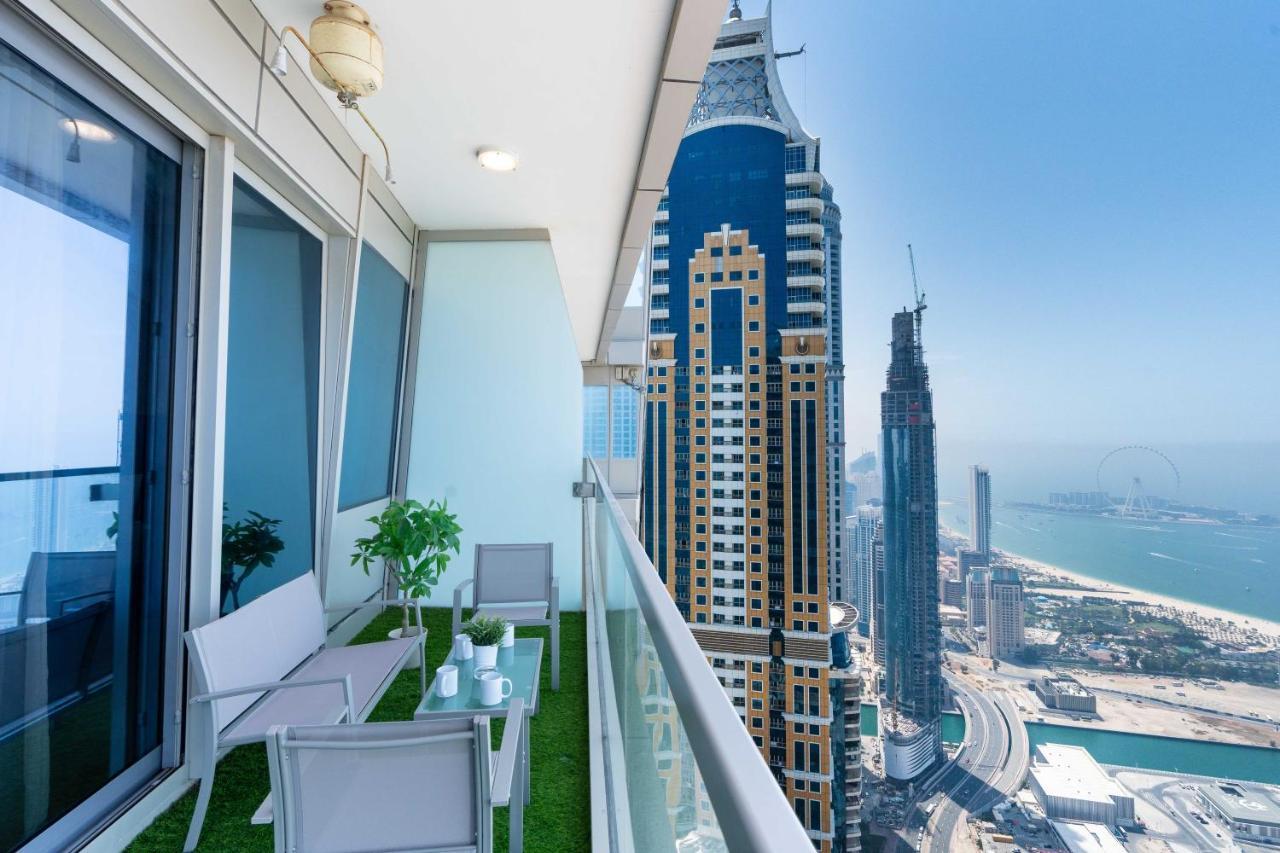 White Sage - Incredible Full Sea And Dubai Eye View In Marina Apartment Exterior foto
